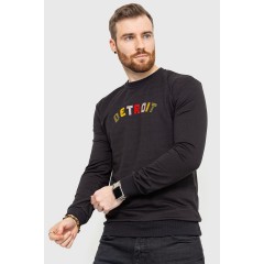 Свитшот мужской демисезонный, цвет черный, 208R0204
