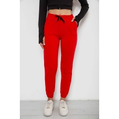 Спортивные штаны женские  -уценка, цвет красный, 238R345-U