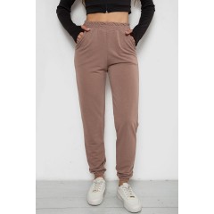 Спортивные штаны женские  -уценка, цвет мокко, 238R345-1-U-4