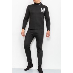 Термобелье мужское, цвет черный, 190R150