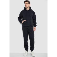 Спортивный костюм мужской на флисе, цвет темно-синий, 241R178