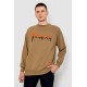 Батник мужской на флисе, цвет темно-бежевый, 247R016