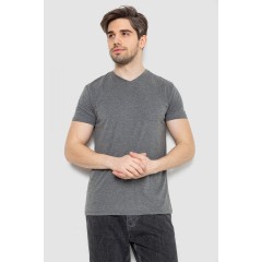 Футболка мужская однотонная базовая, цвет серый, 244R2409