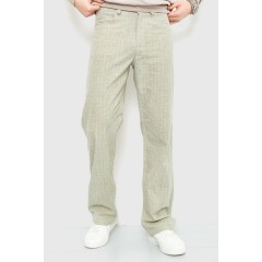 Брюки мужские классические, цвет оливковый, 167R955
