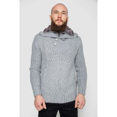 Свитер мужской, цвет серый, 214R10331