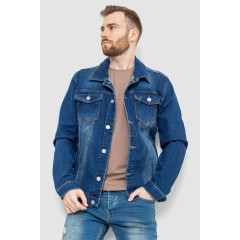 Джинсовая куртка мужская, цвет синий, 157R4598
