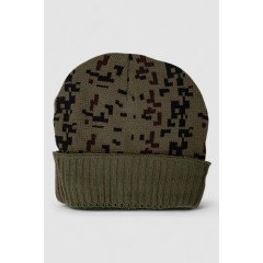 Шапка мужская камуфляжная на меху, цвет хаки, 244RM49