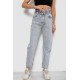 Джинсы женские Mom-fit, цвет серый, 244R1601S20