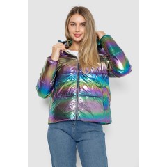 Куртка женская демисезонная плащевка, цвет сиреневый, 243R2022-4