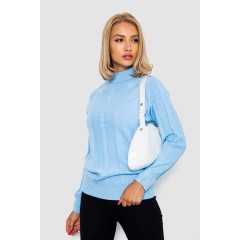 Гольф женский однотонный, цвет голубой, 244R1516