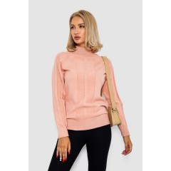 Гольф женский однотонный, цвет темно-персиковый, 244R1516