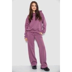 Спортивный костюм женский на флисе, цвет сливовый, 241R2001-2